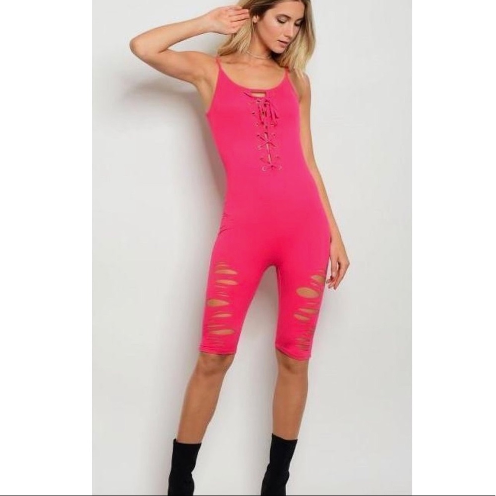 Distressed Jumpsuit
